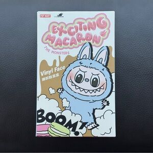 POP MART The Monsters Labubu Exciting Macaron Vinyl Face (Toffee)